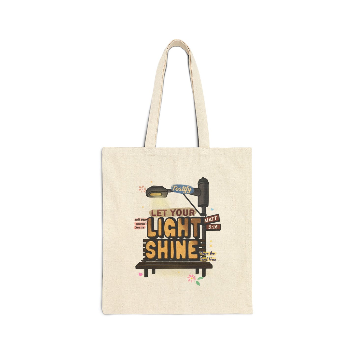 Cotton Canvas Tote Bag